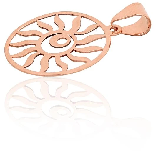Diamond Sky Jewelry Auksinis pakabukas „Auksinė Saulė XIV“