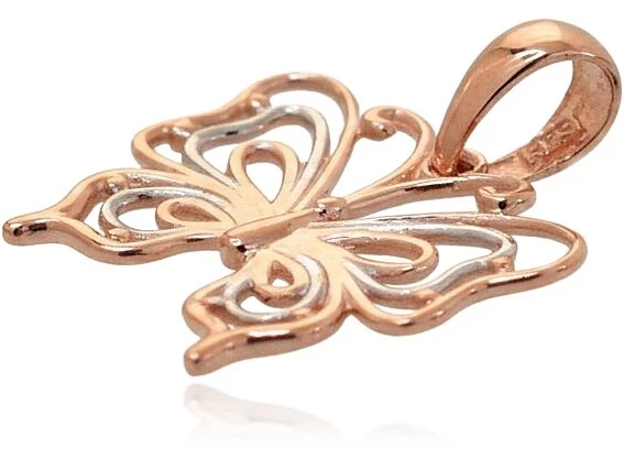 Diamond Sky Jewelry Auksinis pakabukas „Auksinis Drugelis VI“