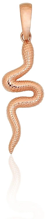 Diamond Sky Jewelry Auksinis pakabukas „Gyvatė V“
