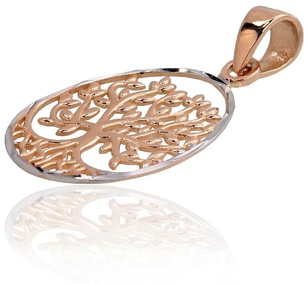 Diamond Sky Jewelry Auksinis pakabukas „Gyvybės medis XXIII“