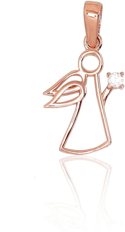 Diamond Sky Jewelry Auksinis pakabukas su cirkoniais „Angelas XX“