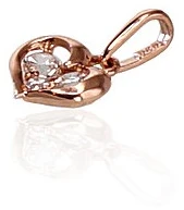 Diamond Sky Jewelry Auksinis pakabukas su cirkoniais „Amor VI“