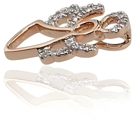 Diamond Sky Jewelry Auksinis pakabukas su deimantais „Angel“