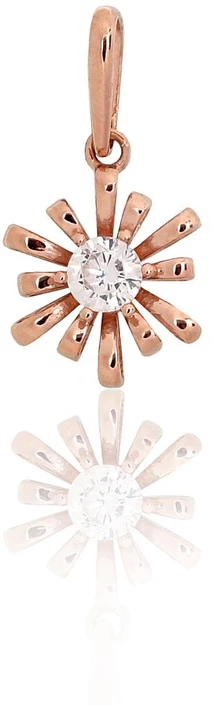 Diamond Sky Jewelry Auksinis pakabukas su cirkoniais „Auksinė Ramunė“