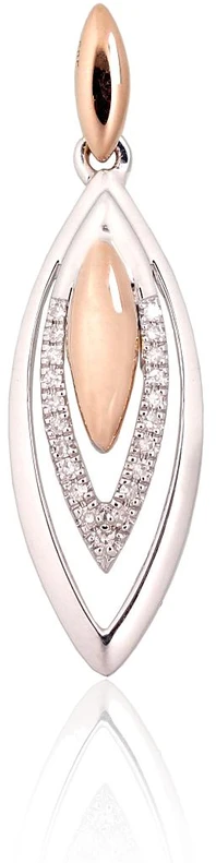 Diamond Sky Jewelry Auksinis pakabukas su deimantais „Princesės Ašara III“