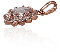 Diamond Sky Jewelry Auksinis pakabukas su cirkoniais „Ferro“