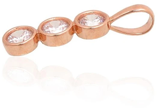 Diamond Sky Jewelry Auksinis pakabukas su cirkoniais „Juno IV“