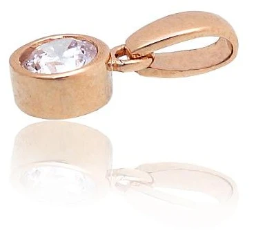 Diamond Sky Jewelry Auksinis pakabukas su cirkoniais „Juno VI“