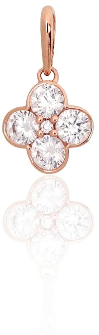 Diamond Sky Jewelry Auksinis pakabukas su cirkoniais „Aušros Gėlė“