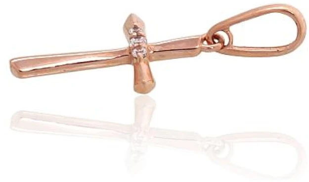 Diamond Sky Jewelry Auksinis pakabukas su cirkoniais „Klasika Gold LXIX“