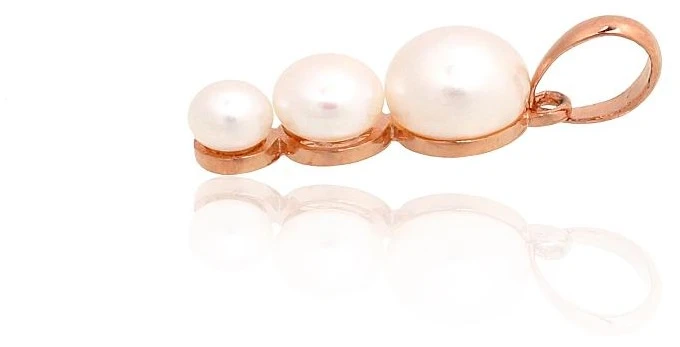 Diamond Sky Jewelry Auksinis pakabukas su perlais „Fabos“