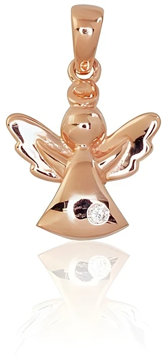 Diamond Sky Jewelry Auksinis pakabukas su cirkoniais „Angel XI“
