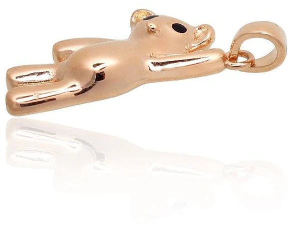 Diamond Sky Jewelry Auksinis pakabukas su emaliu „Bear“