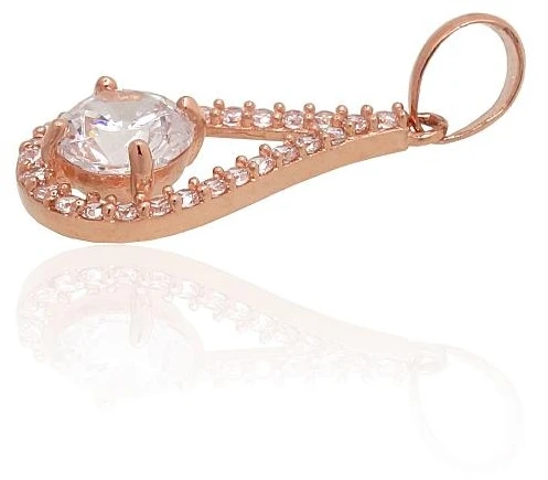 Diamond Sky Jewelry Auksinis pakabukas su cirkoniais „Vienna“