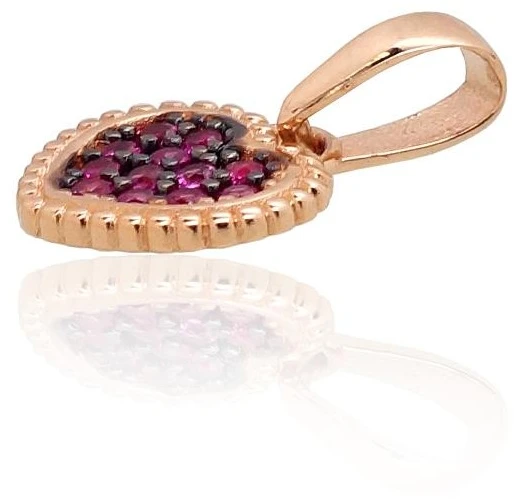 Diamond Sky Jewelry Auksinis pakabukas su cirkoniais „Amor XXIV“