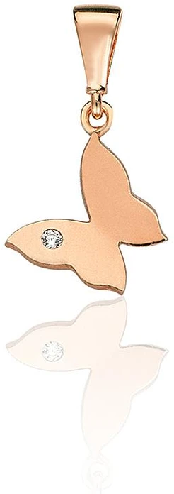 Diamond Sky Jewelry Auksinis pakabukas su cirkoniais „Auksinis Drugelis“