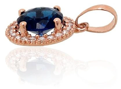 Diamond Sky Jewelry Auksinis pakabukas su cirkoniais „Širdys ir Strėlės“