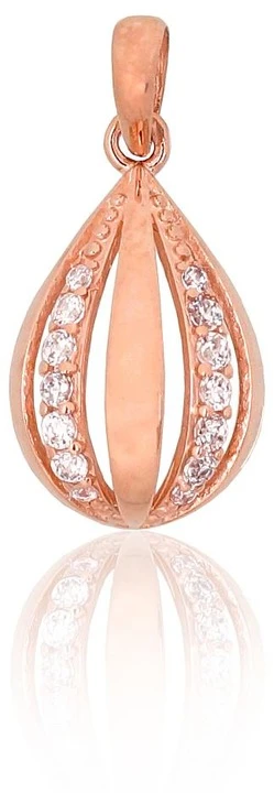 Diamond Sky Jewelry Auksinis pakabukas su cirkoniais „Princesės Ašara IV“