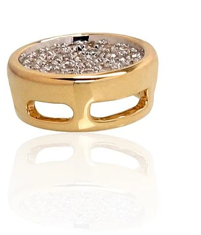 Diamond Sky Jewelry Auksinis pakabukas su deimantais „Perfection V“