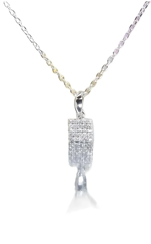 Diamond Sky Jewelry Auksinis pakabukas su deimantais „Solitaras“