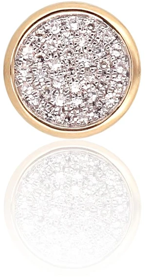 Diamond Sky Jewelry Auksinis pakabukas su deimantais „Perfection V“