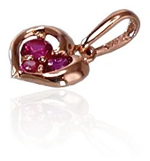 Diamond Sky Jewelry Auksinis pakabukas su cirkoniais „Amor“