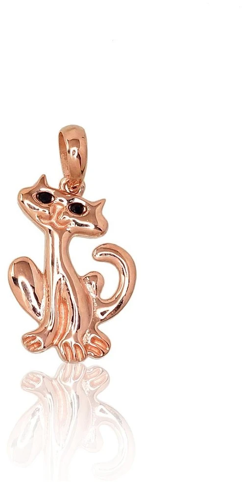 Diamond Sky Jewelry Auksinis pakabukas su cirkoniais „Katė V“