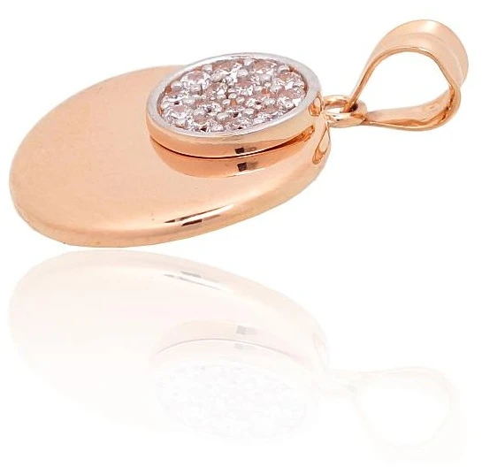 Diamond Sky Jewelry Auksinis pakabukas su cirkoniais „Maat IV“