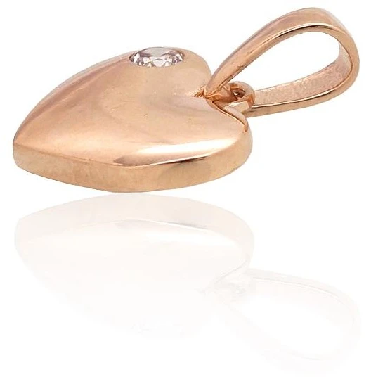 Diamond Sky Jewelry Auksinis pakabukas su cirkoniais „Amor XXIII“