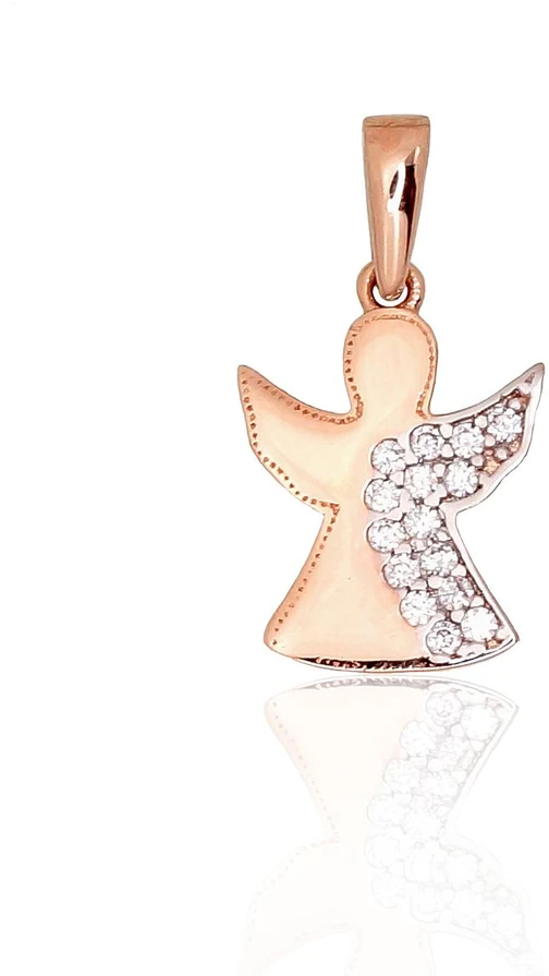 Diamond Sky Jewelry Auksinis pakabukas su cirkoniais „Angelas XIII“