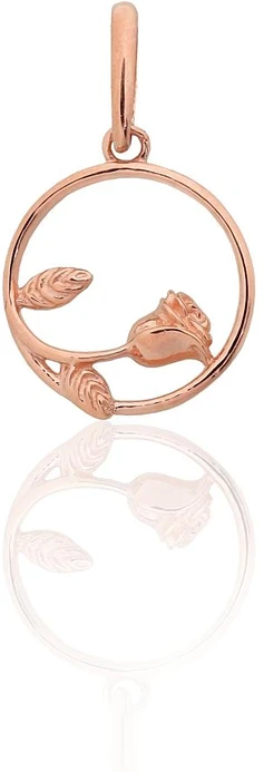 Diamond Sky Jewelry Auksinis pakabukas „Tylūs Lapai“