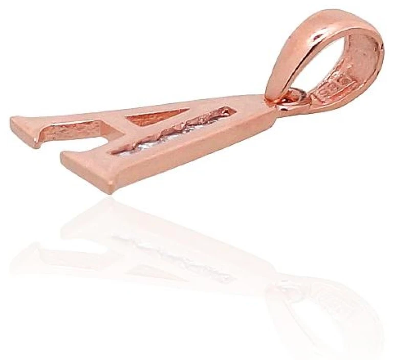 Diamond Sky Jewelry Auksinis raidės pakabukas su cirkoniais „A III“