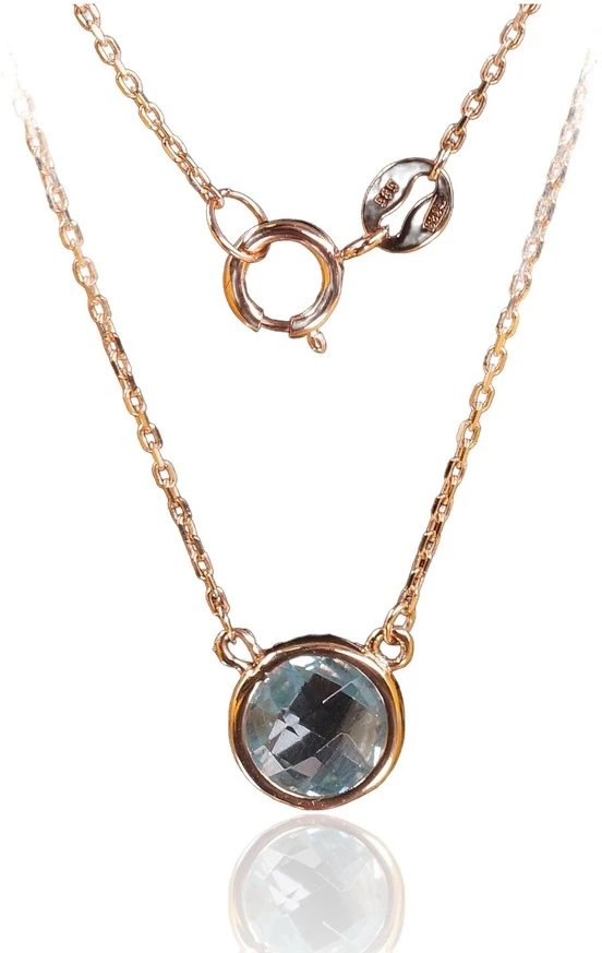 Diamond Sky Jewelry Auksinis vėrinys su topazais „Dangaus žėrėjimas“