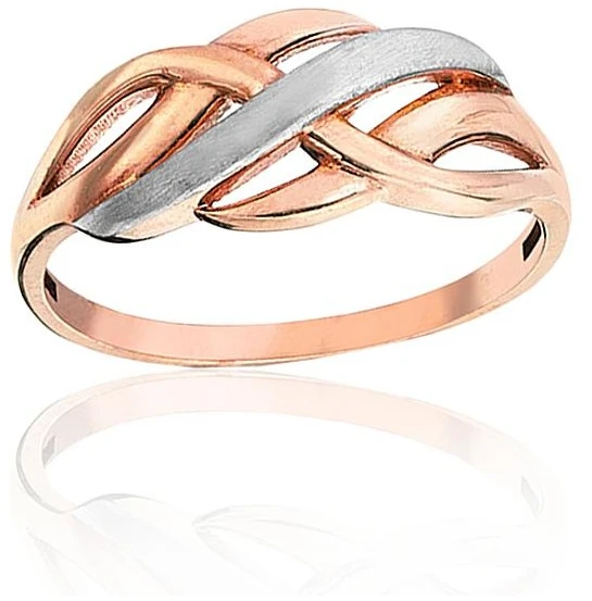 Diamond Sky Jewelry Auksinis žiedas „Amžinasis Pynimas“