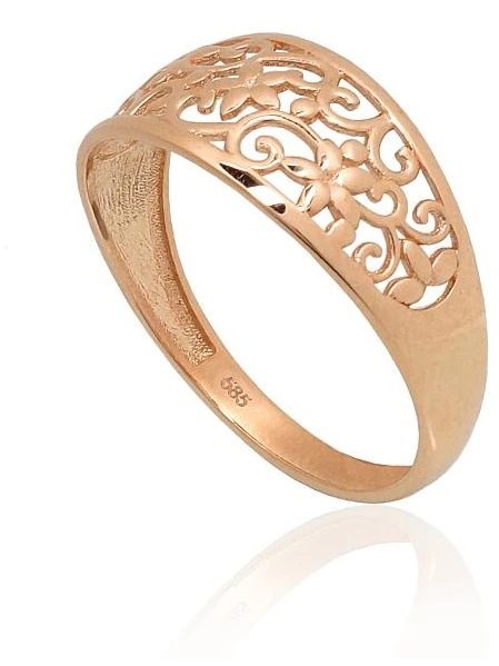 Diamond Sky Jewelry Auksinis žiedas „Blooming Charm II“