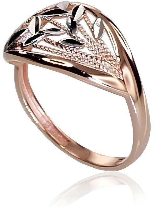 Diamond Sky Jewelry Auksinis žiedas „Elegant Pattern II“
