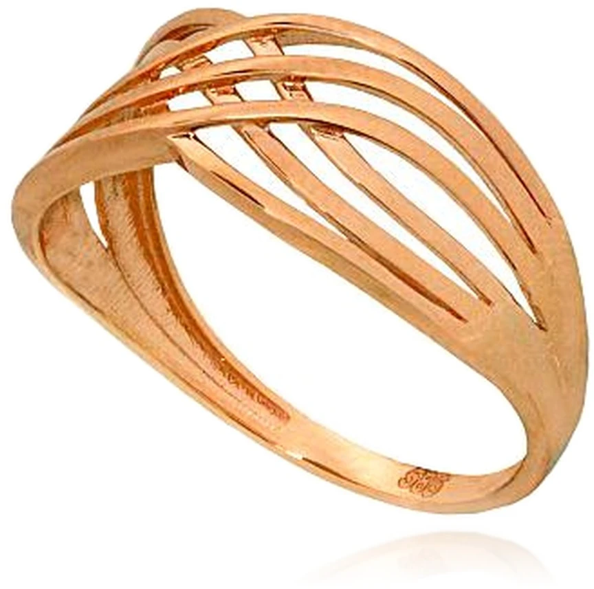 Diamond Sky Jewelry Auksinis žiedas „Golden Current“