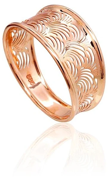 Diamond Sky Jewelry Auksinis žiedas „Pavasario Raštas IV“