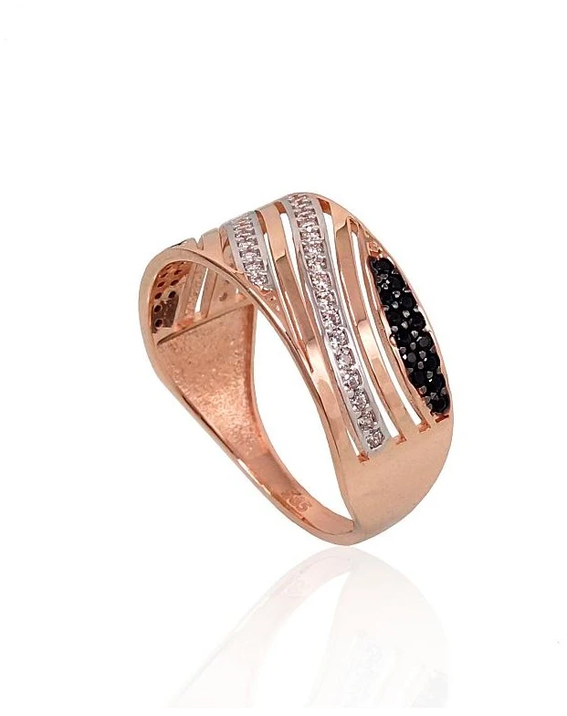 Diamond Sky Jewelry Auksinis žiedas su cirkoniais „The Keeper“