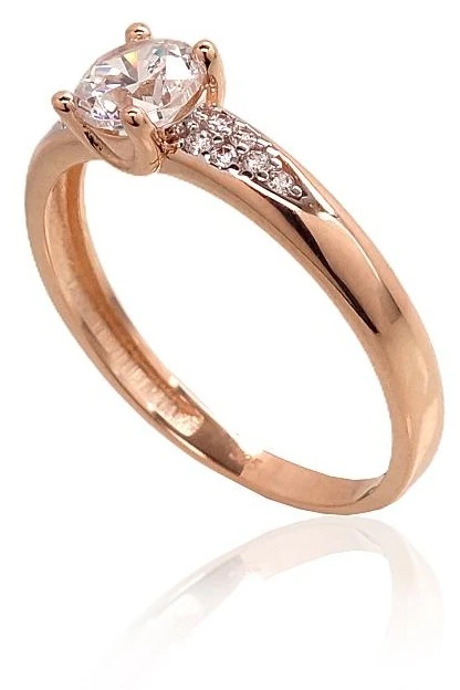 Diamond Sky Jewelry Auksinis žiedas su cirkoniais „Juno Gold XXX“