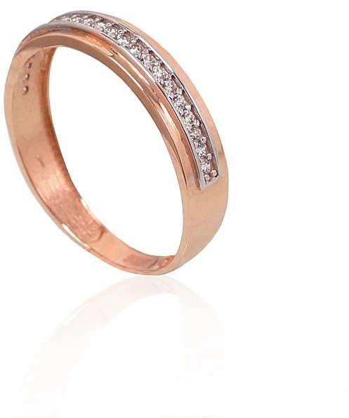 Diamond Sky Jewelry Auksinis žiedas su cirkoniais „Ilifia IV“
