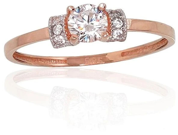 Diamond Sky Jewelry Auksinis žiedas su cirkoniais „Khonsu III“