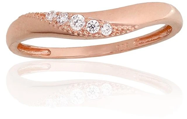 Diamond Sky Jewelry Auksinis žiedas su cirkoniais „Tokijas LI“