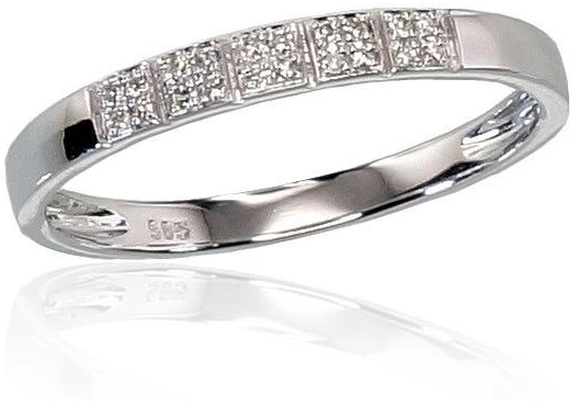 Diamond Sky Jewelry Auksinis žiedas su deimantais „Auksinė Meilė“
