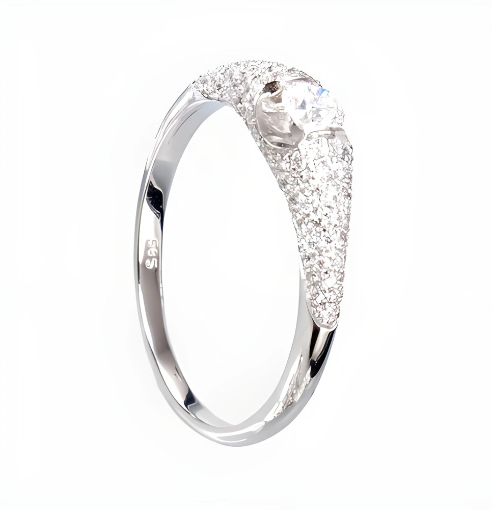 Diamond Sky Jewelry Auksinis žiedas su deimantais „Dangaus Dovana“