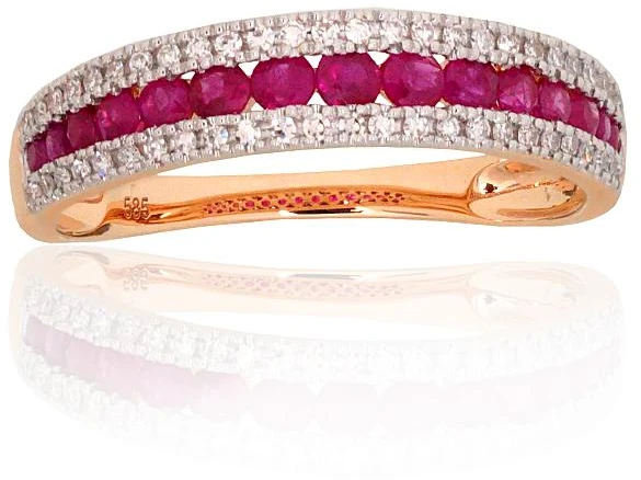 Diamond Sky Jewelry Auksinis žiedas su deimantais ir smaragdais „Kamelija XII“