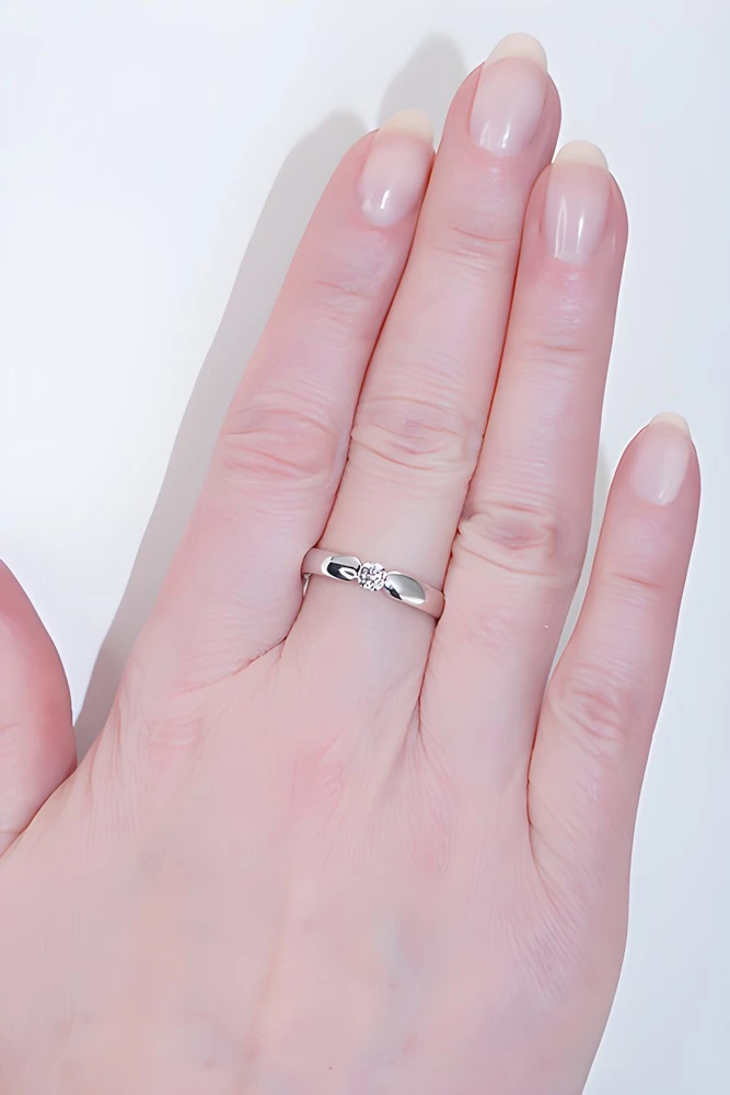 Diamond Sky Jewelry Auksinis žiedas su deimantais „Klasika Gold IV“