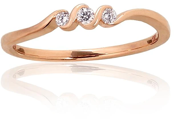Diamond Sky Jewelry Auksinis žiedas su deimantais „Tokijas XLI“