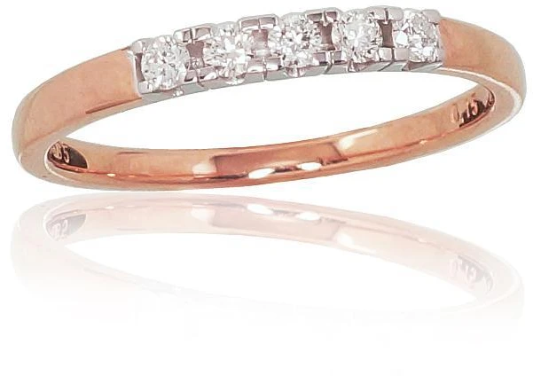 Diamond Sky Jewelry Auksinis žiedas su deimantais „Auksinė Meilė X“