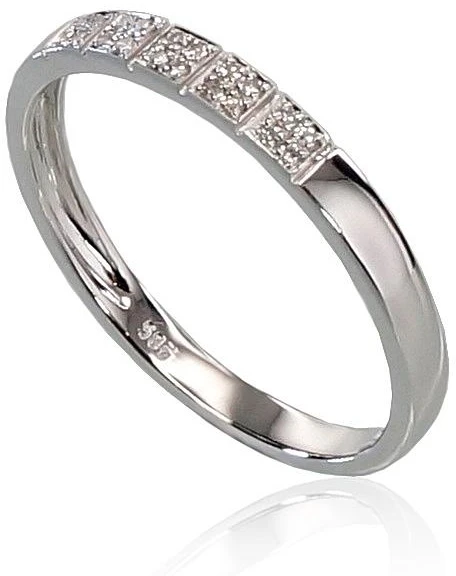 Diamond Sky Jewelry Auksinis žiedas su deimantais „Auksinė Meilė“